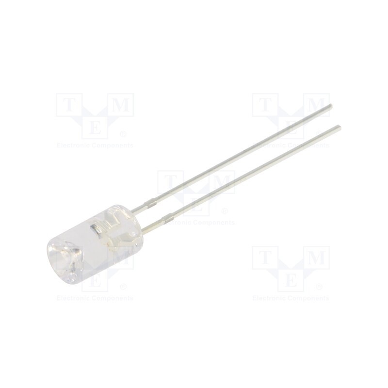 10 pcs : OSR5MK5MC1B - LED, 5mm, red, 750÷1120mcd, 120°, 2.5÷5V, Lens: transparent