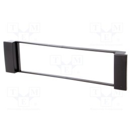 10 pcs : - Radio frame, Audi,Seat, 1 DIN, black