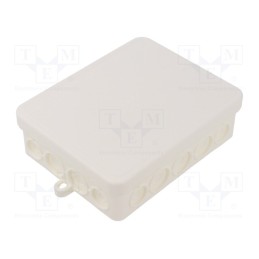 10 pcs : A 18 HF RW - Enclosure: junction box, X: 100mm, Y: 125mm, Z: 40mm, polyetylene