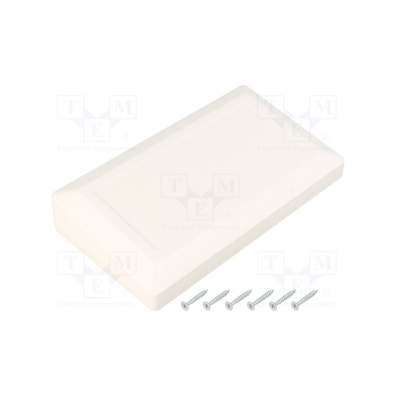 10 pcs : Z133B ABS - Enclosure: desktop, X: 180mm, Y: 100mm, Z: 41.5mm, ABS, white