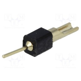 50 pcs : DS1004-02-1*13B - Adapter, pin strips, PIN: 1, straight, 2.54mm, soldering,THT, 1x1