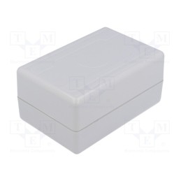 10 pcs : KM-59 GY - Enclosure: multipurpose, X: 75mm, Y: 114mm, Z: 56mm, ABS, grey