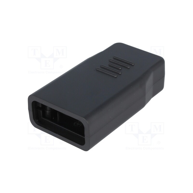 10 pcs : A-OBD-F - Enclosure: multipurpose, X: 48mm, Y: 99mm, Z: 24mm, ABS, black