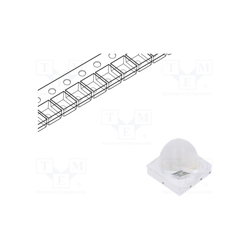 10 pcs : RF-E30A5-IRT-FS - IR transmitter, 830÷850nm, transparent, P opt: 280÷450mW, 50°, SMD