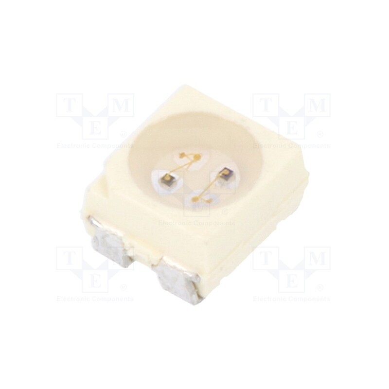 10 pcs : VLMKE3401-GS18 - LED, SMD, 3528,PLCC4, red/yellow, 3.5x2.8x1.75mm, 120°, 20mA