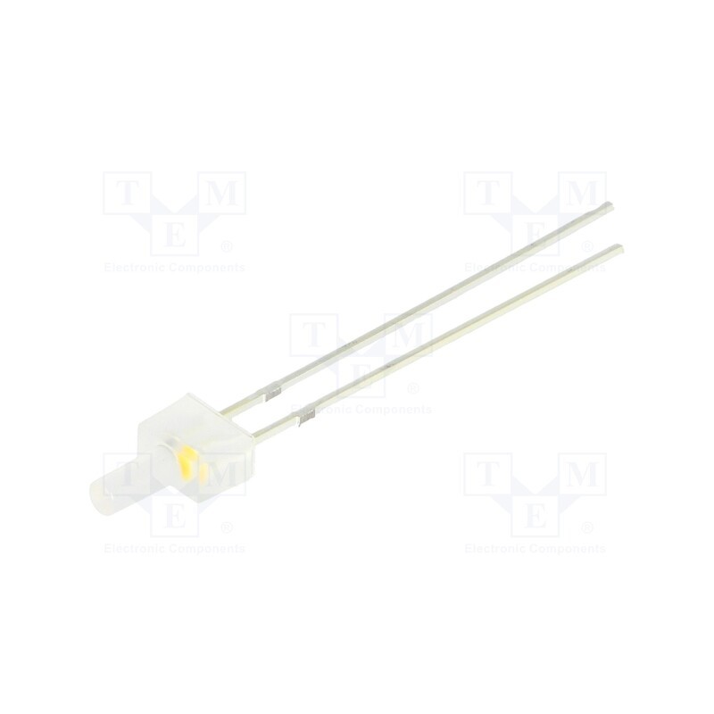 10 pcs : OSM5YS7K92B - LED, 2mm, white warm, blinking, 90°, 3÷5V, 20mA, Lens: diffused