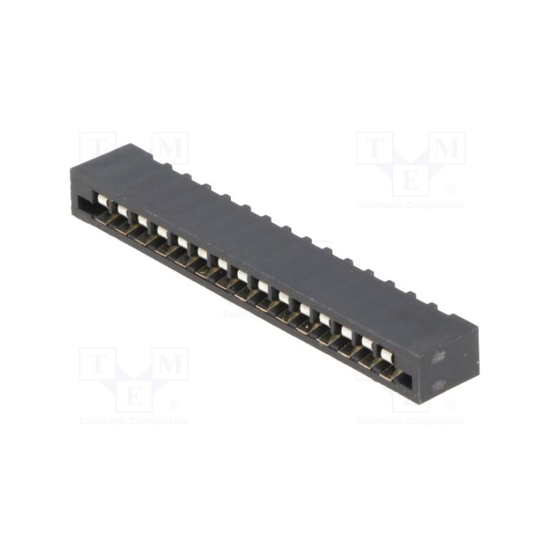 50 pcs : DS1020-15ST1D - Connector: FFC/FPC, straight, PIN: 15, Non-ZIF, THT, tinned, 20mΩ