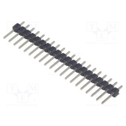 50 pcs : DS1021-1*20SF11-B - Pin header, pin strips, male, PIN: 20, straight, 2.54mm, THT, 1x20