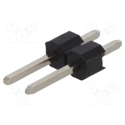 100 pcs : DS1021-1*2SF11-B - Pin header, pin strips, male, PIN: 2, straight, 2.54mm, THT, 1x2