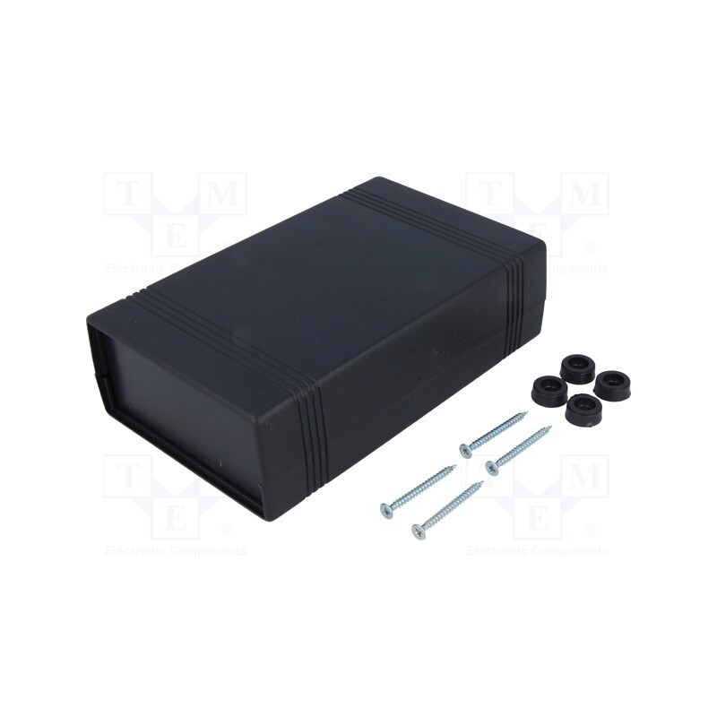 10 pcs : Z50 ABS - Enclosure: with panel, X: 92mm, Y: 147mm, Z: 43mm, ABS, black