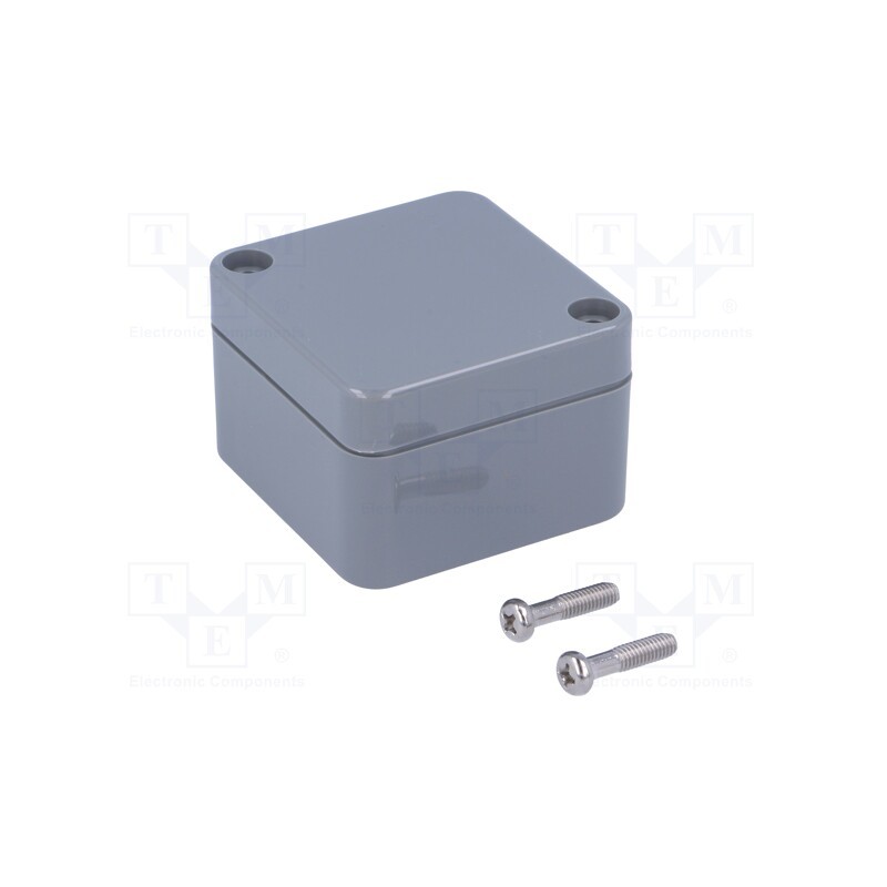 10 pcs : G 362 - Enclosure: multipurpose, X: 50mm, Y: 52mm, Z: 35mm, ABS, dark grey