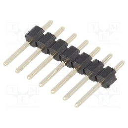100 pcs : DS1021-1X7SF162-B - Pin header, pin strips, male, PIN: 7, straight, 2.54mm, THT, 1x7