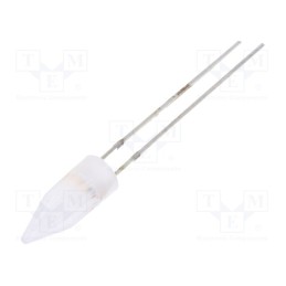 10 pcs : OS2MDK58K2B - LED, 5mm, white warm, candle light effect,blinking, 220÷330mcd