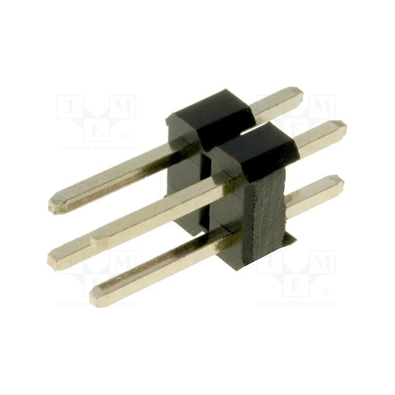 50 pcs : DS1021-2*2SF11-B - Pin header, pin strips, male, PIN: 4, straight, 2.54mm, THT, 2x2
