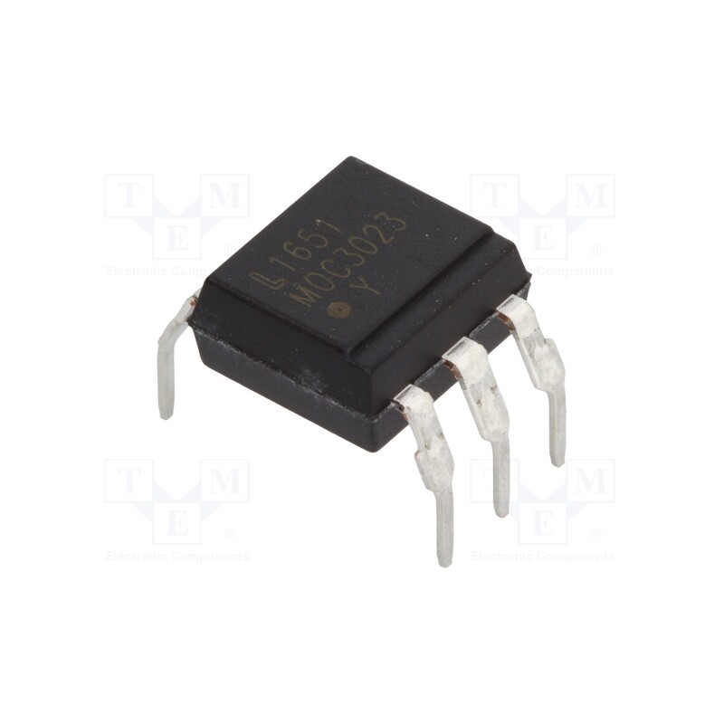 10 pcs : MOC3023M - Optotriac, 5kV, Uout: 400V, without zero voltage crossing driver