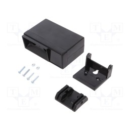 10 pcs : KM-32C/BK - Enclosure: for devices with displays, X: 88mm, Y: 58mm, Z: 34mm, ABS