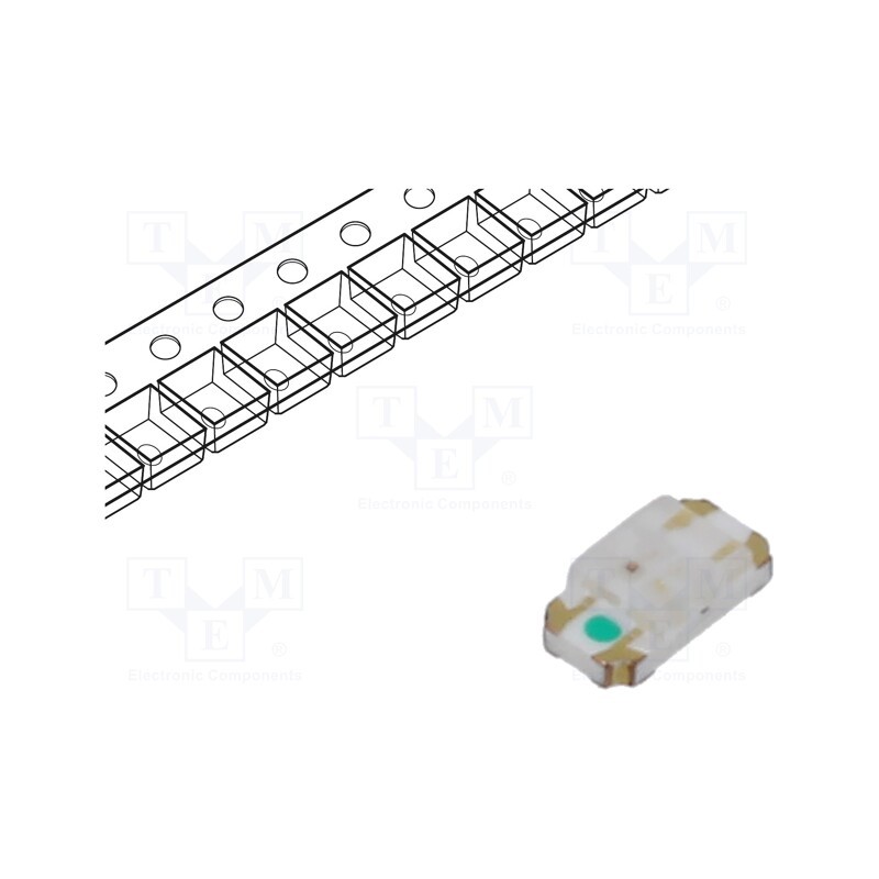 10 pcs : OSRP1206C1N - LED, SMD, 1206, red/green, 3.2x1.6x0.95mm, 120°, 1.7÷2.3/2.7÷3.3V
