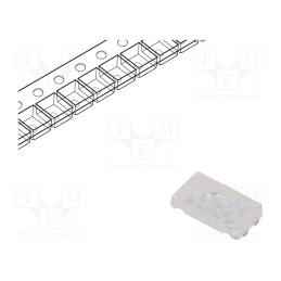 10 pcs : OSG55630C1D (TYPE B) - LED, SMD, 5630, green, 25÷35lm, 5.6x3x0.9mm, 120°, 2.8÷3.6V, 150mA