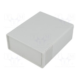 10 pcs : KM-42N GY - Enclosure: with panel, X: 91mm, Y: 111mm, Z: 42mm, ABS, grey