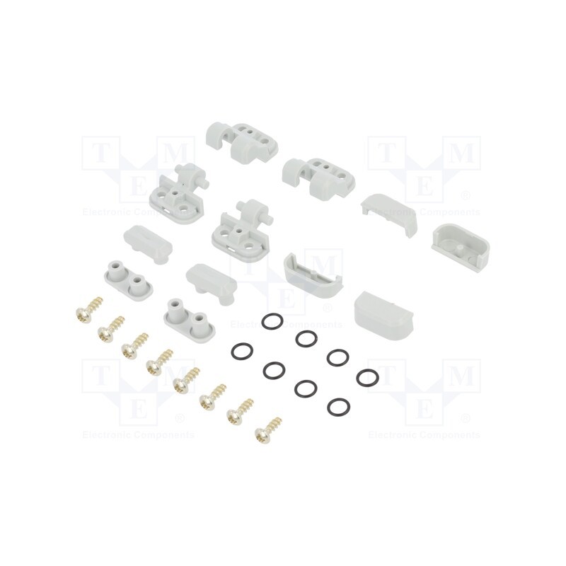 10 set : ZHINGE20 PC - Set of hinges, polycarbonate, for enclosures, light grey, 2pcs.