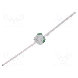 10 pcs : OSG5212411C - LED, SMD, Gull wing, green, 10000÷12000mcd, 2.15x2.4x2.7mm, 10°