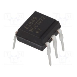 10 pcs : MOC3022 - Optotriac, 5kV, Uout: 400V, without zero voltage crossing driver