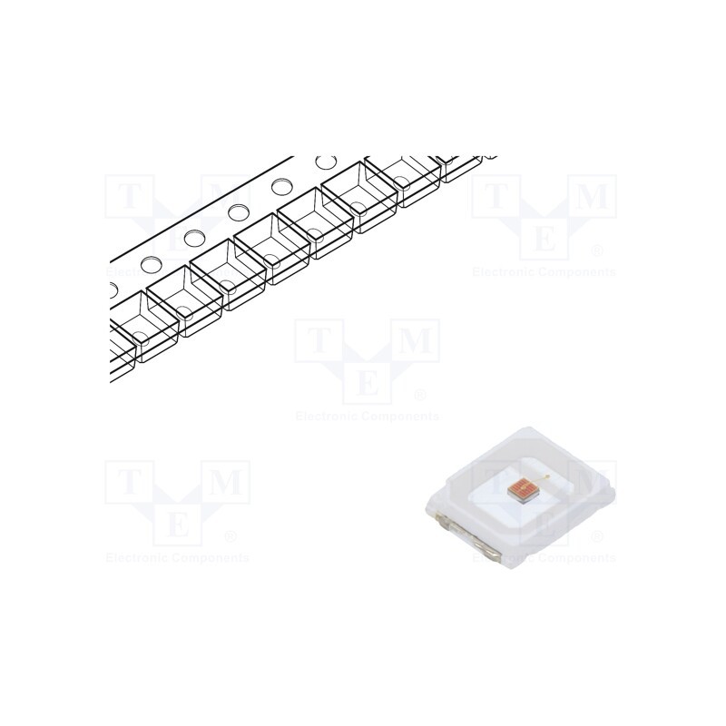 10 pcs : RP32E1-YUT-FR - LED, 2835, 120°, flat, 2.8x3.5x0.65mm, Pmax: 300mW, P opt: 45mW