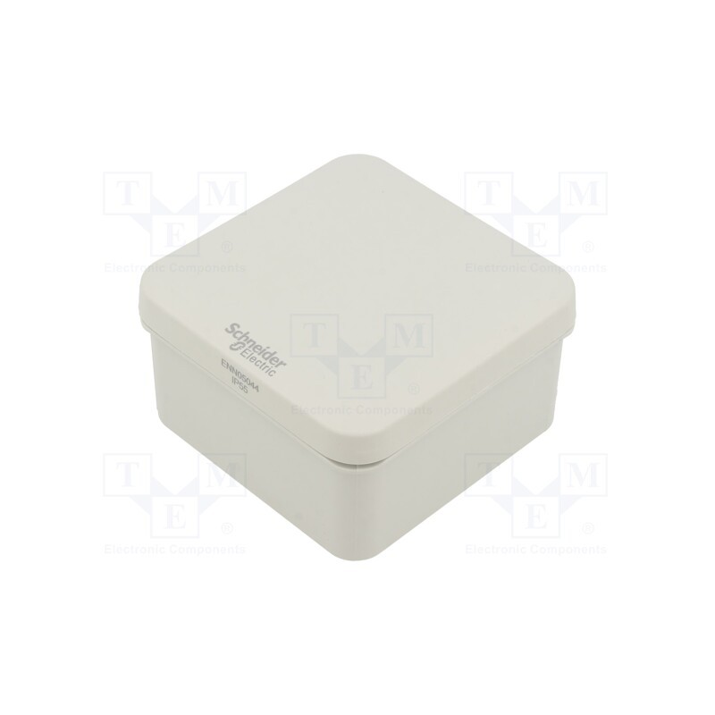 10 pcs : ENN05044 - Enclosure: junction box, X: 89mm, Y: 89mm, Z: 51mm, wall mount, IP55