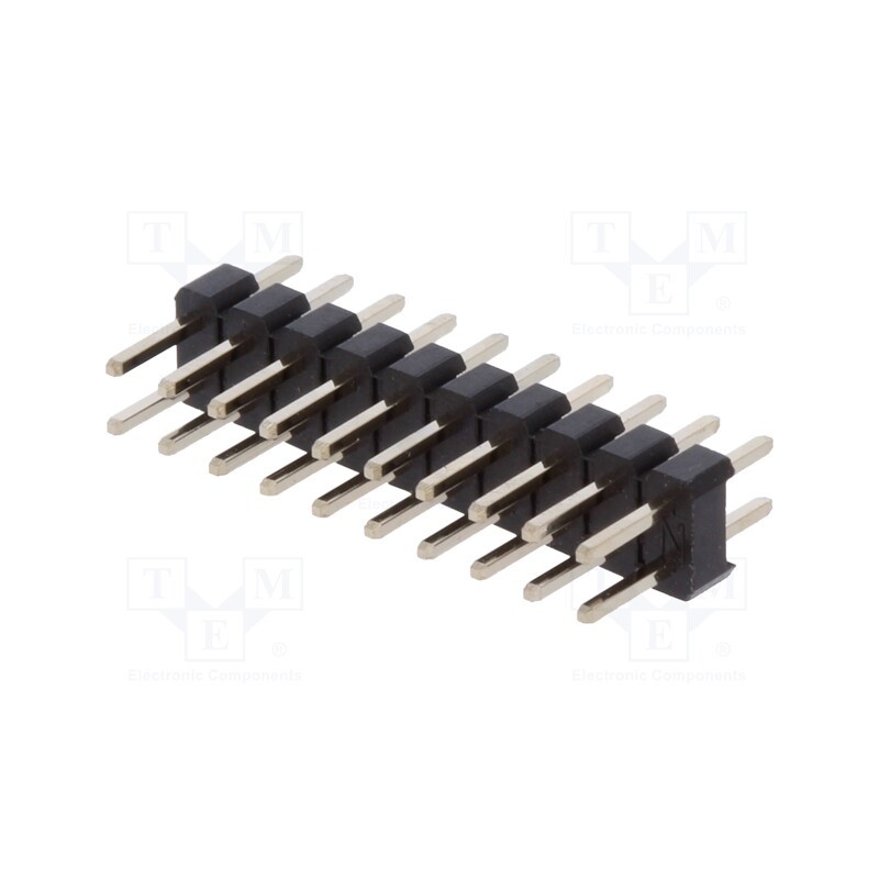 50 pcs : DS1025-05-2*10P8BV1 - Pin header, pin strips, male, PIN: 20, straight, 2mm, THT, 2x10