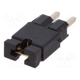 50 set : DS1027-01-2AB801 - Pin header,jumper, pin strips, PIN: 2, open, straight, 2.54mm, THT