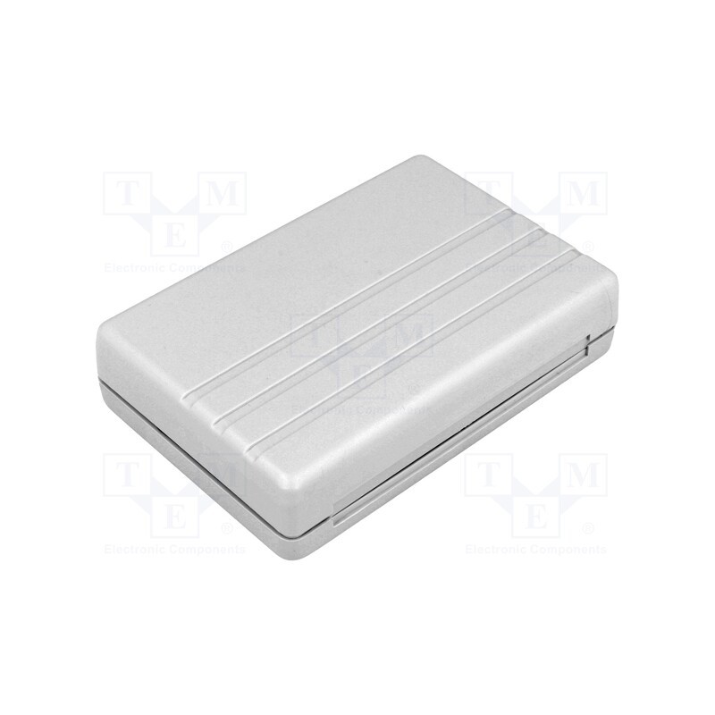 10 pcs : KM-39 GY - Enclosure: multipurpose, X: 84mm, Y: 124mm, Z: 30mm, ABS, grey