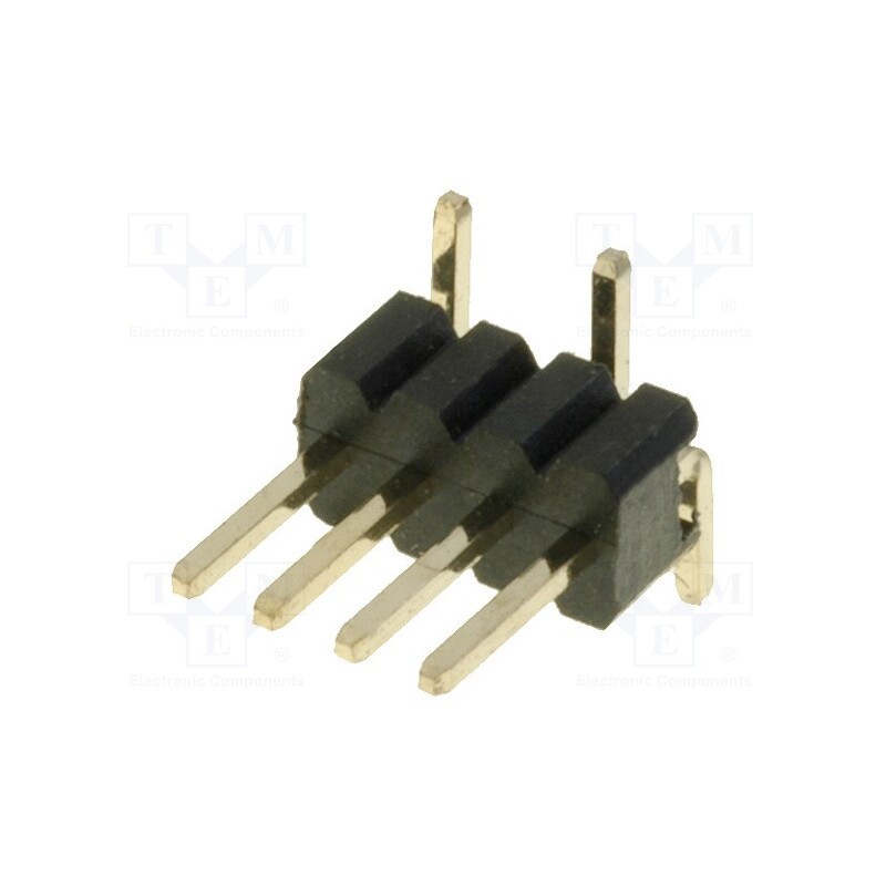 50 pcs : DS1031-03-1*4P8BS-3-1-1 - Pin header, pin strips, male, PIN: 4, vertical, 1.27mm, SMT, 1x4