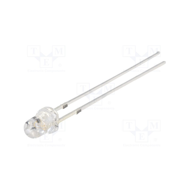 10 pcs : OSG3DS3131A - LED, 3mm, green, blinking, 5800÷7000mcd, 30°, 3÷4.5V, 20mA