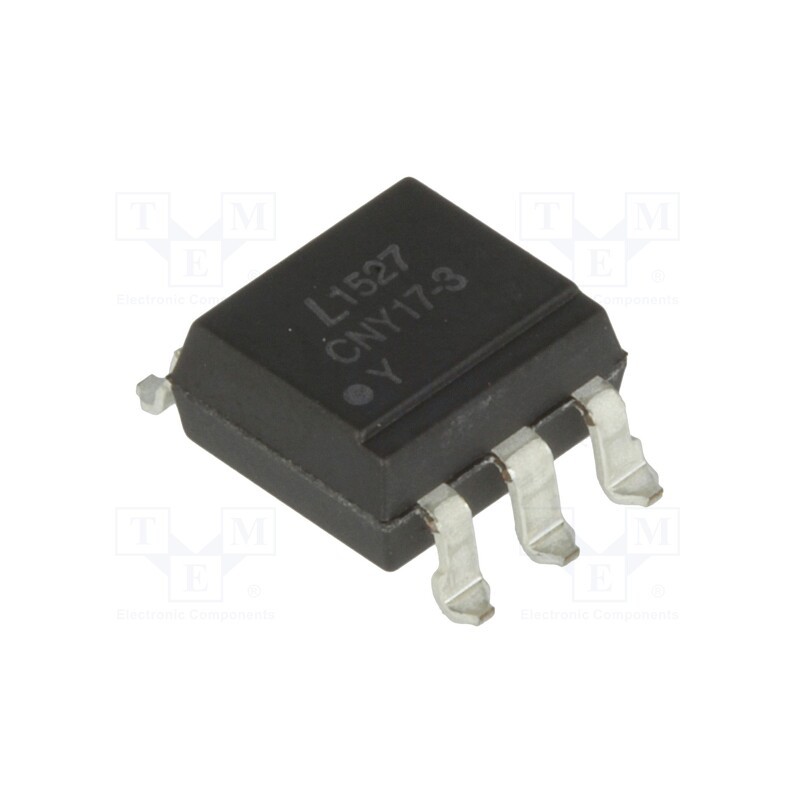 10 pcs : CNY17-3S-TA1 - Optocoupler, SMD, Ch: 1, OUT: transistor, Uinsul: 5kV, Uce: 70V, reel