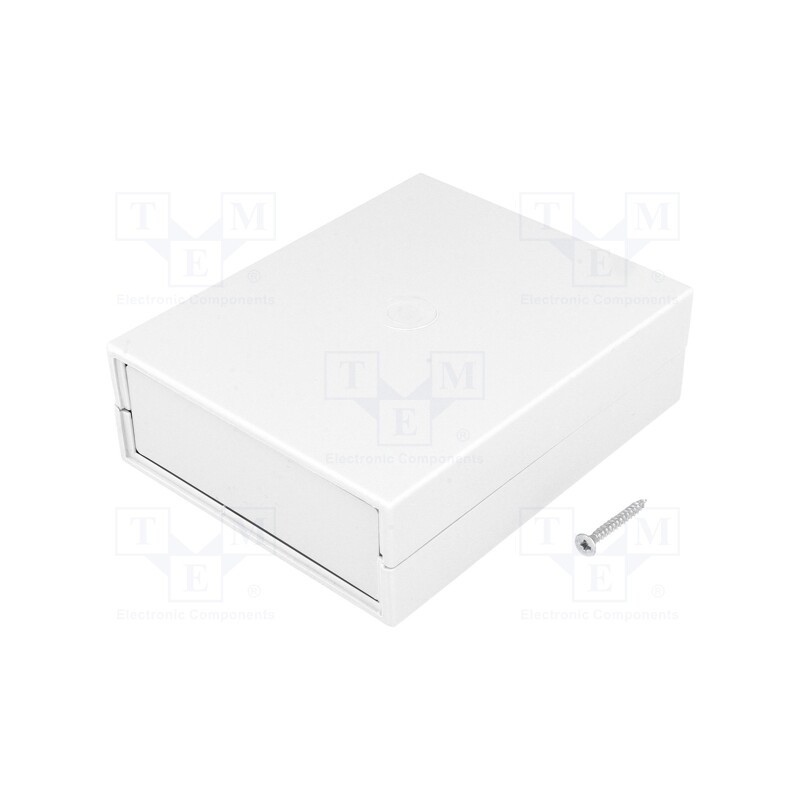 10 pcs : KM-35 GY - Enclosure: with panel, X: 91mm, Y: 111mm, Z: 35mm, ABS, grey