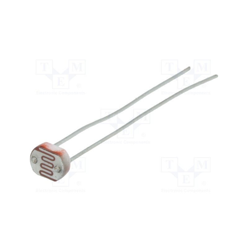 10 pcs : PGM5659D - Photoresistor, 100mW, 150÷300kΩ, 560nm, THT, 150VDC, ØLED: 5mm