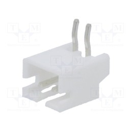 100 pcs : DS1066-2MRW6SA - Socket, wire-board, male, 2mm, PIN: 2, THT, 100V, 2A, tinned, -25÷85°C