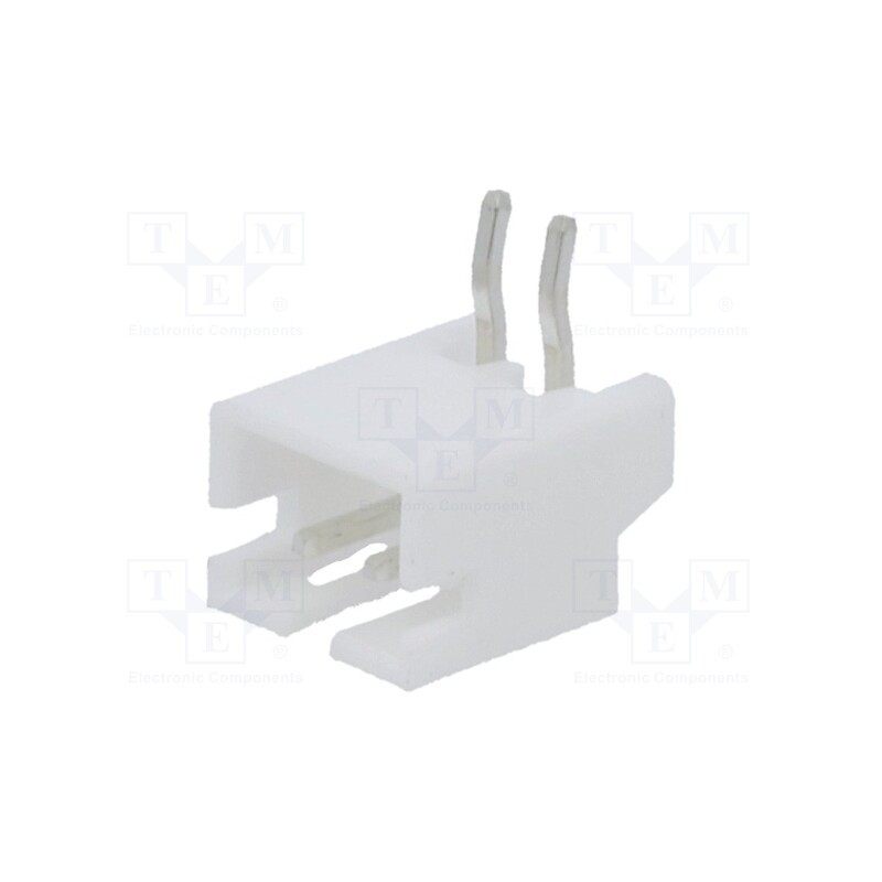 100 pcs : DS1066-2MRW6SA - Socket, wire-board, male, 2mm, PIN: 2, THT, 100V, 2A, tinned, -25÷85°C