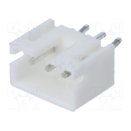 100 pcs : DS1066-3MVW6S - Socket, wire-board, male, 2mm, PIN: 3, THT, 100V, 2A, tinned, -25÷85°C