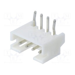 100 pcs : DS1066-4MRW6SA - Socket, wire-board, male, 2mm, PIN: 4, THT, 100V, 2A, tinned, -25÷85°C