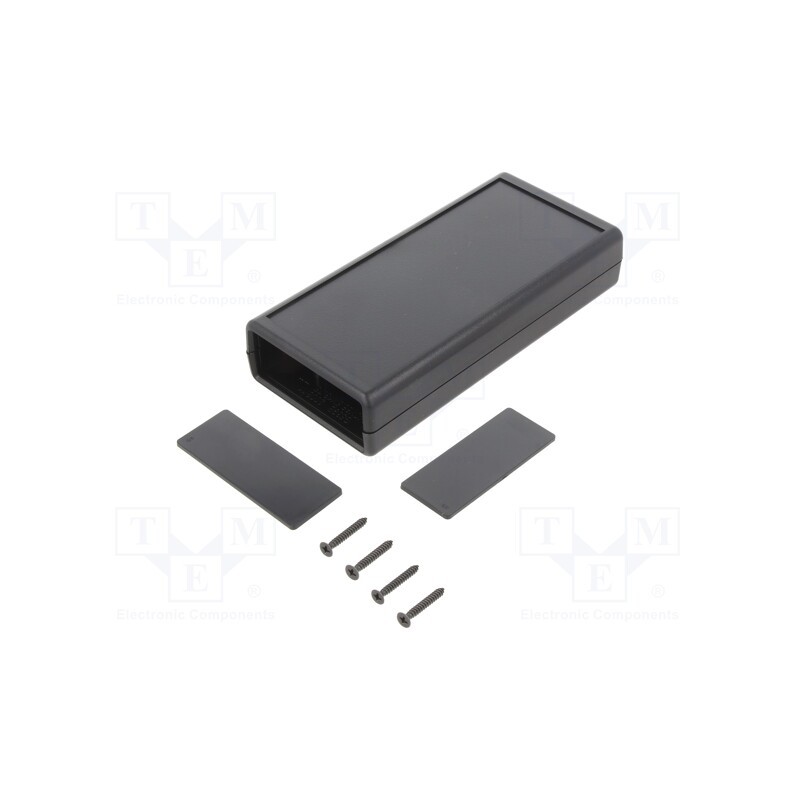 10 pcs : G539B-2$ - Enclosure: with panel, X: 66.5mm, Y: 140mm, Z: 28mm, ABS, black