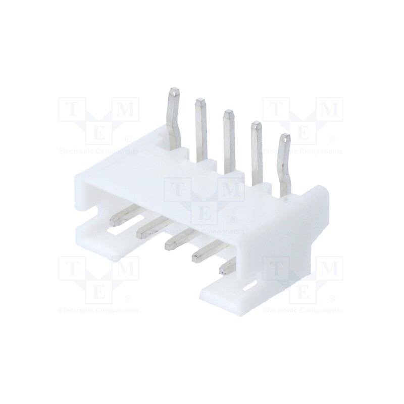 100 pcs : DS1066-5MRW6SA - Socket, wire-board, male, 2mm, PIN: 5, THT, 100V, 2A, tinned, -25÷85°C