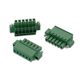 2 pcs - Wurth Elektronik 3.81mm Pitch 3 Way Horizontal Pluggable Terminal Block, Plug, Cable Mount, Screw Termination
