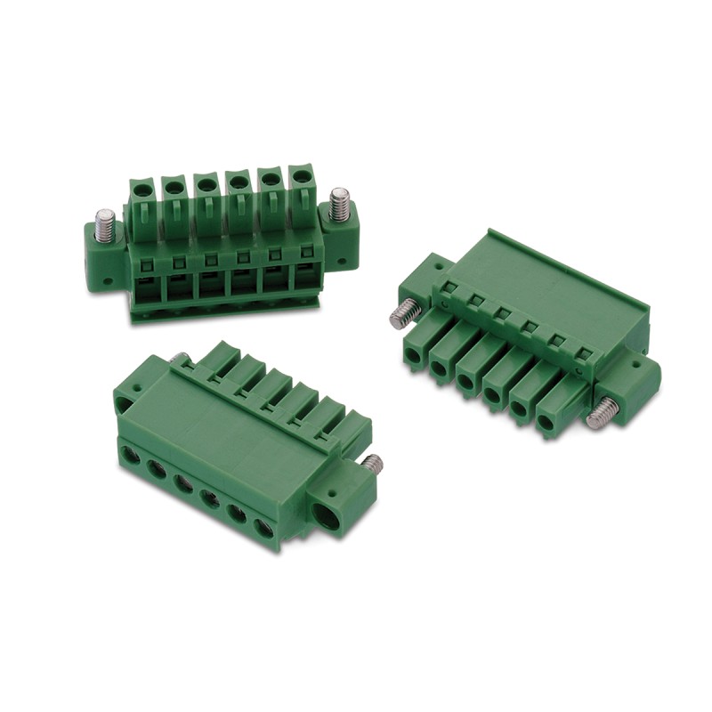 2 pcs - Wurth Elektronik 3.81mm Pitch 3 Way Horizontal Pluggable Terminal Block, Plug, Cable Mount, Screw Termination