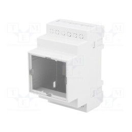 10 pcs : Z107JFP ABS V0 - Enclosure: for DIN rail mounting, Y: 90mm, X: 52mm, Z: 65mm, ABS