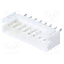 100 pcs : DS1066-8MVW6SA - Socket, wire-board, male, 2mm, PIN: 8, THT, 100V, 2A, tinned, -25÷85°C