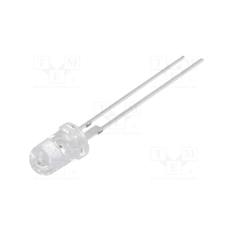 10 pcs : OSY5MS5A31A - LED, 5mm, yellow, blinking, 5800÷7000mcd, 30°, 3÷4.5V, 20mA