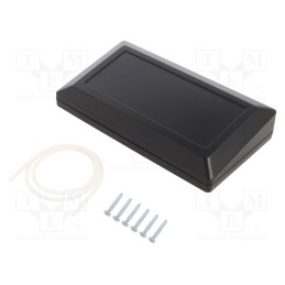 10 pcs : Z133H ABS - Enclosure: desktop, X: 180mm, Y: 100mm, Z: 41.5mm, ABS, black, gasket