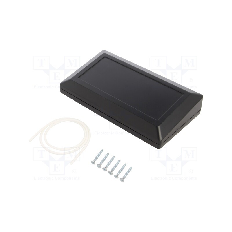 10 pcs : Z133H ABS - Enclosure: desktop, X: 180mm, Y: 100mm, Z: 41.5mm, ABS, black, gasket