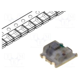 10 pcs : OST10807C1C-C - LED, RGB, blinking,tricolour, 120°, 3.3÷5V, 20mA, 2x1.8x0.8mm, 0807